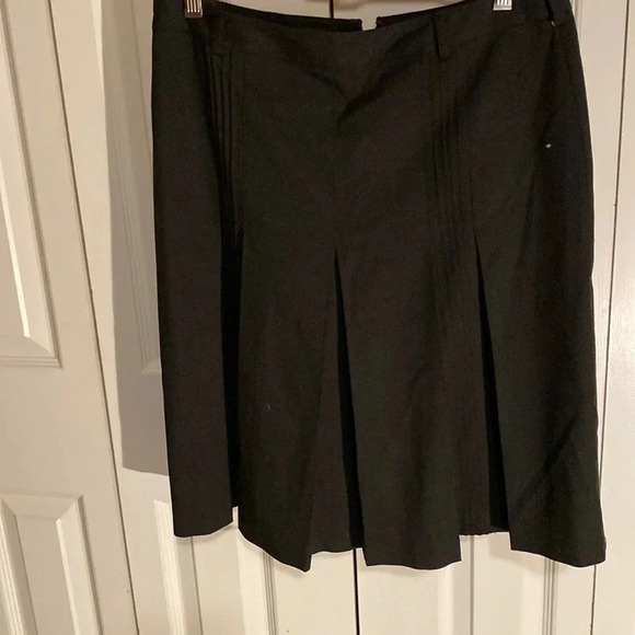 Vintage Anne Klein a black skirt size 6 - Picture 1 of 3